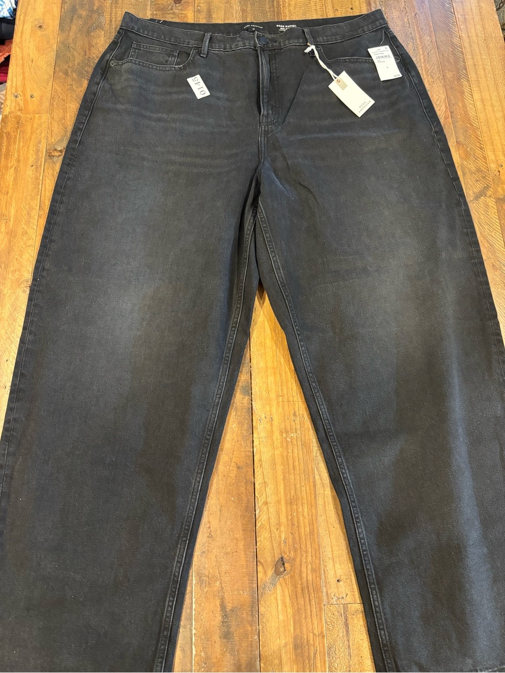 Good American Relaxed Black Women's Jeans